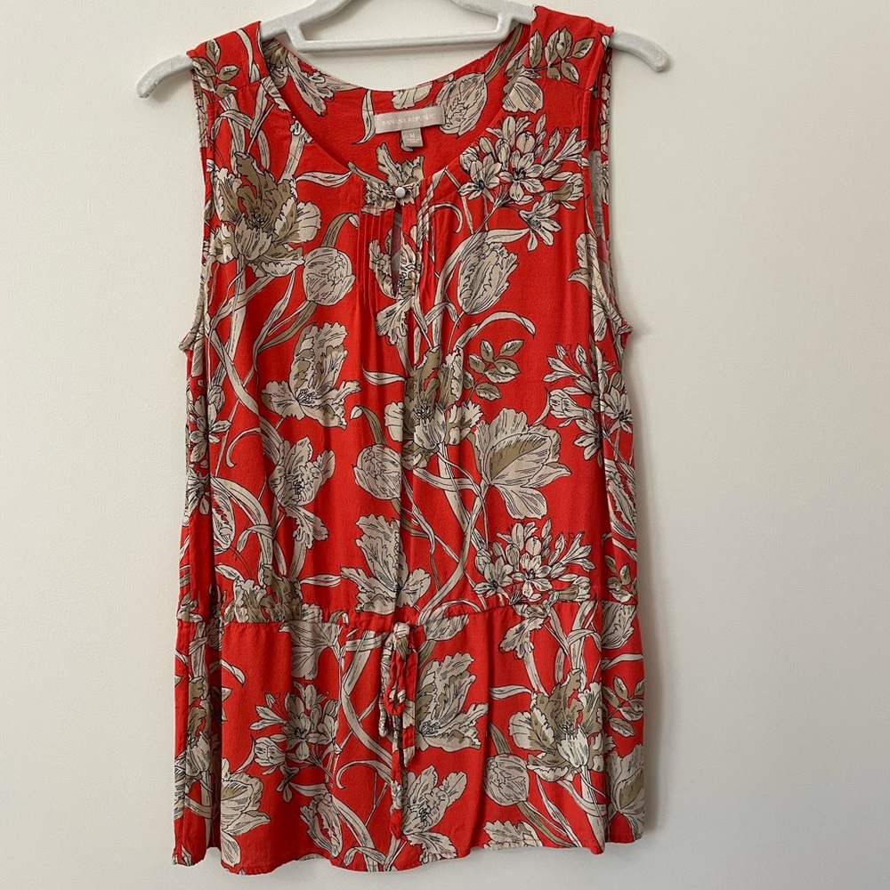Banana Republic Drop Waist Sleeveless Blouse
